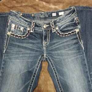 Miss Me Women's Dark Blue Boot Cut Jeans